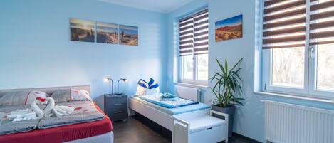 2 soverom, reiseseng for barn, wi-fi og sengetøy