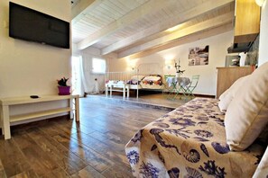 1 bedroom, travel crib, WiFi, bed sheets