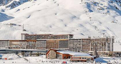 Grand studio 4 personnes - Confortable avec balcon