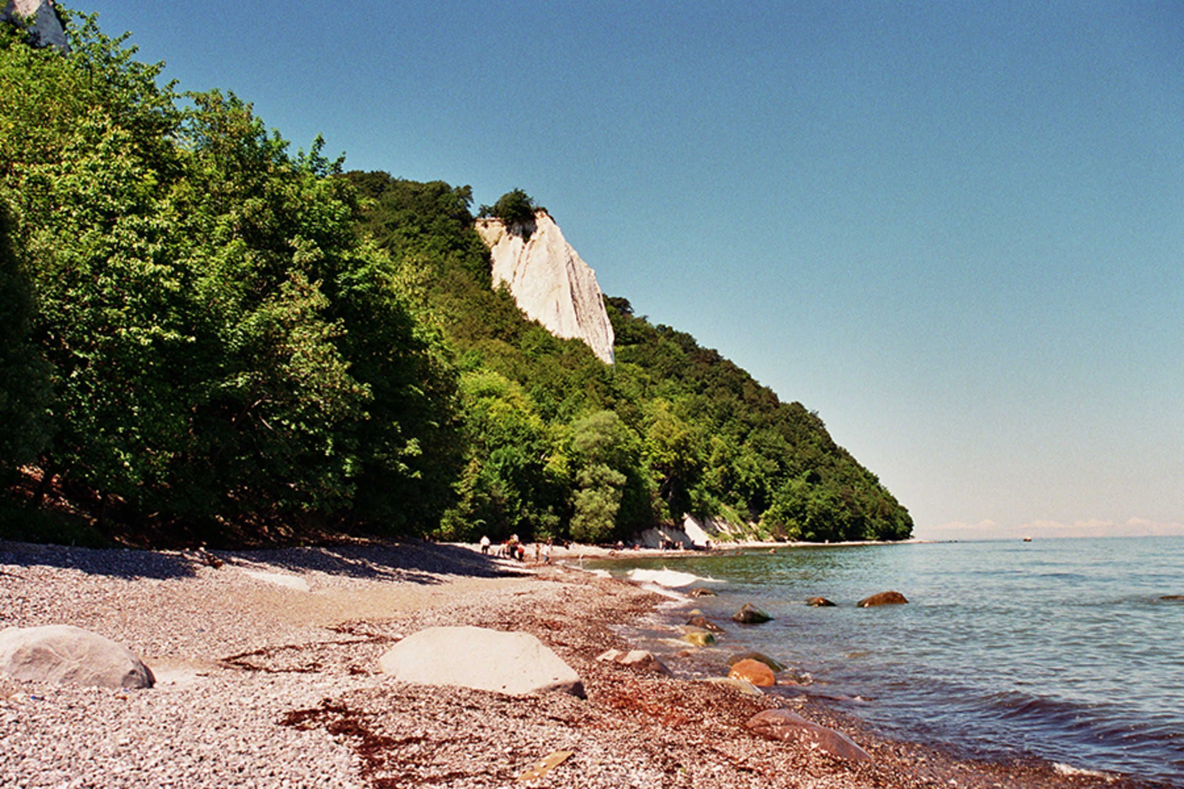 Vlak bij het strand