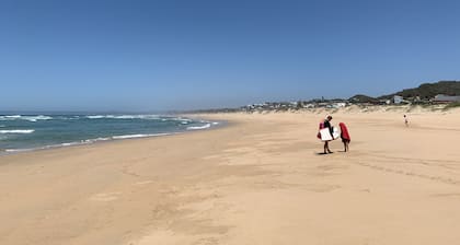 stone’s throw from the beach with spectacular sea views.