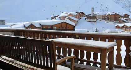 Traditionelles Holz-Chalet, gemütlich, 3 Schlafzimmer, 8 Personen, Süd-Balkon