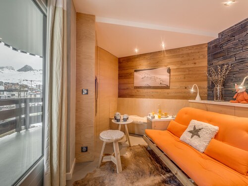 Renovated 1BR 4 pers in Tignes, south balcony