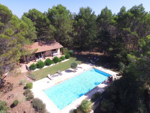 Villa with panoramic view and huge pool