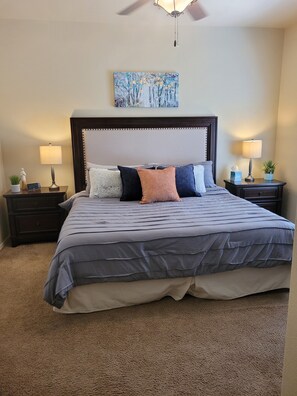 3 bedrooms, iron/ironing board, free WiFi, bed sheets