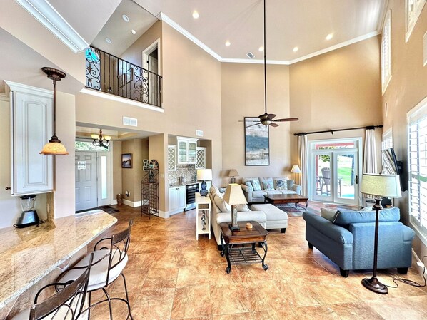 Smart TV, video games, DVD player, books