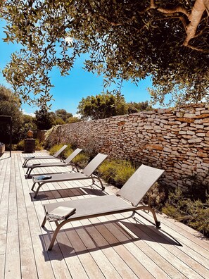 Terrace/patio - Charming villa with pool in the Bonifacian maquis (Bonifacio)