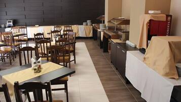 Free daily self-service breakfast