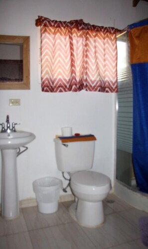 Basic Room (With A/C) | Bilik Mandi | Pancuran mandi, tuala disediakan, sabun, syampu 