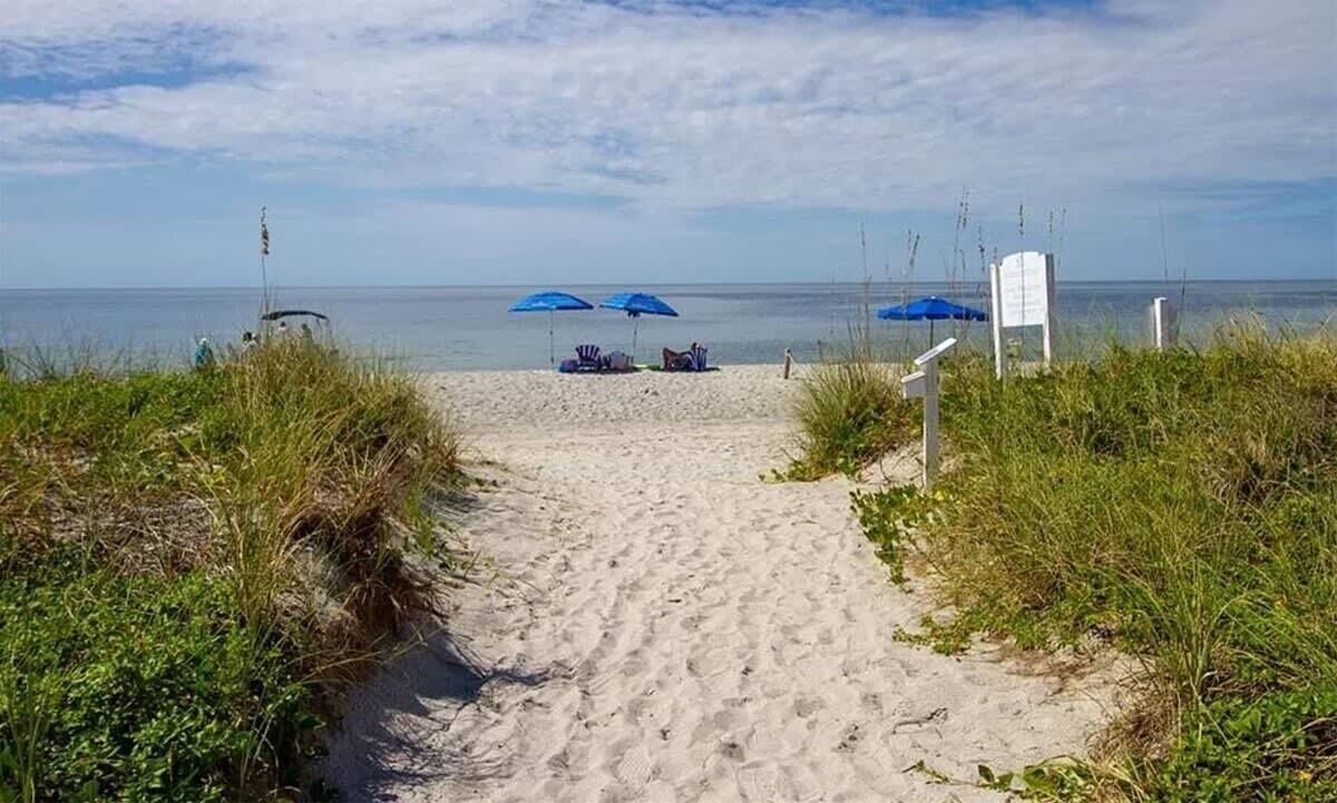 On the beach