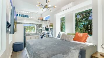 1 bedroom, memory foam beds, iron/ironing board, WiFi