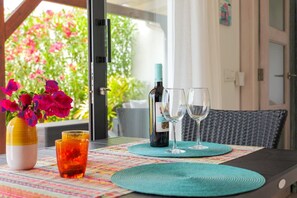 Dining - Holiday house with sea, coast and mountain views in the green north of Tenerife (Las Cruces)
