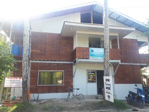 Majoituspaikan julkisivu