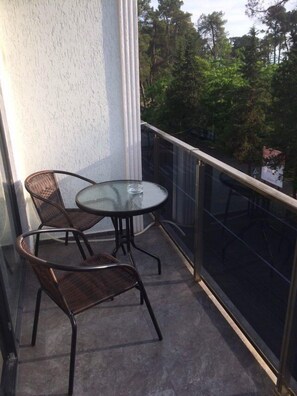 Udsigt fra balkon