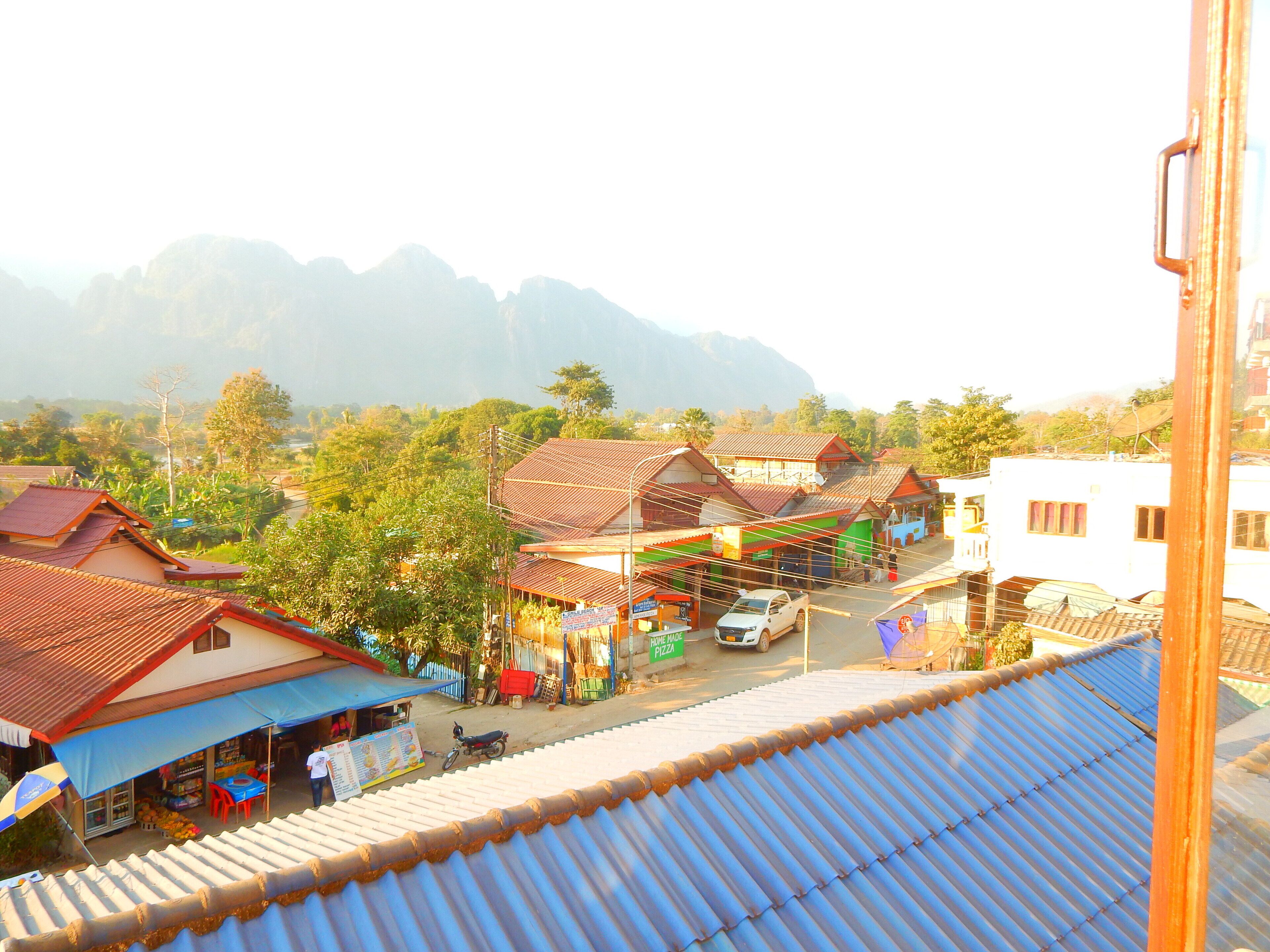 Uitzicht vanaf balkon