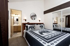 2 bedrooms, iron/ironing board, travel crib, WiFi