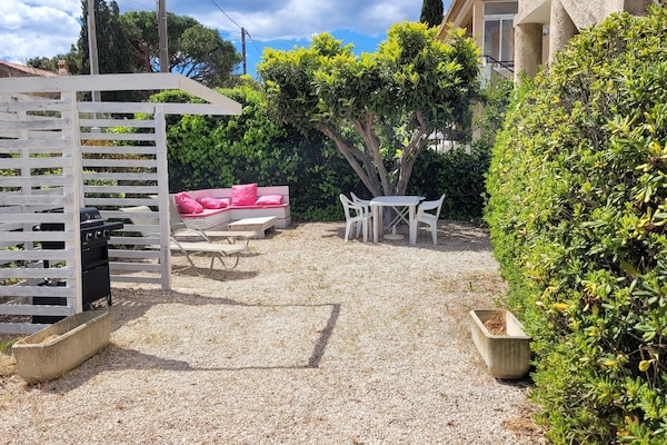 jardinet pour les locataires du premier étage