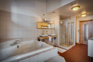 Hair dryer, towels