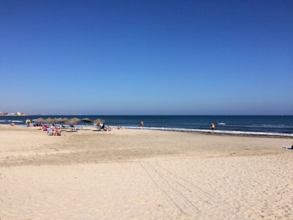 Beach nearby, beach towels