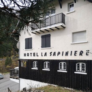 Façade de l’hébergement