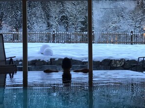 Indoor pool, a heated pool
