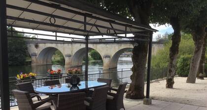 Petit Chateau of ‘La Belle Époque’ era on the banks of the River L’Isle.