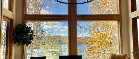 Smart TV, chimenea y reproductor de DVD