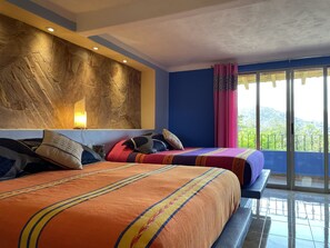 Superior Quadruple Room | In-room safe, desk, blackout drapes, iron/ironing board