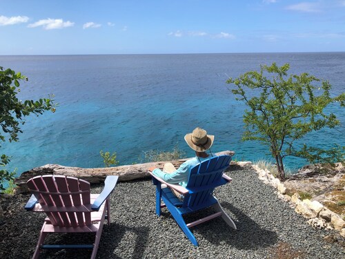 Sol Patch at Jeremi #1 - a seaside guest house over-looking the Caribbean.
