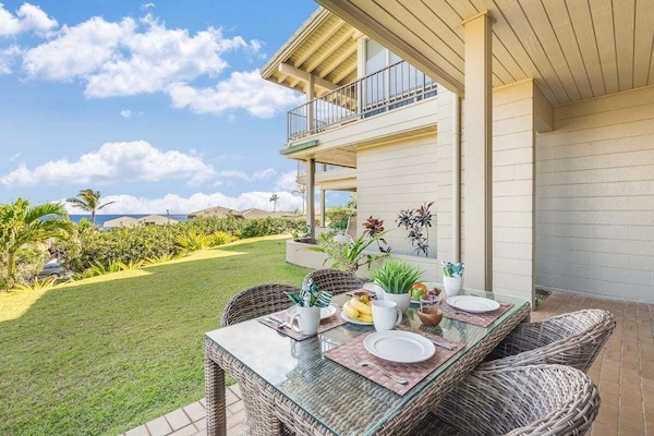 Kapalua Bay Villas 33G2 lanai with ocean view1