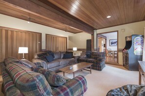 TV, fireplace, DVD player