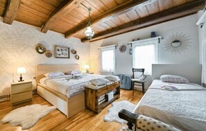 1 bedroom, travel cot, free WiFi, bed sheets