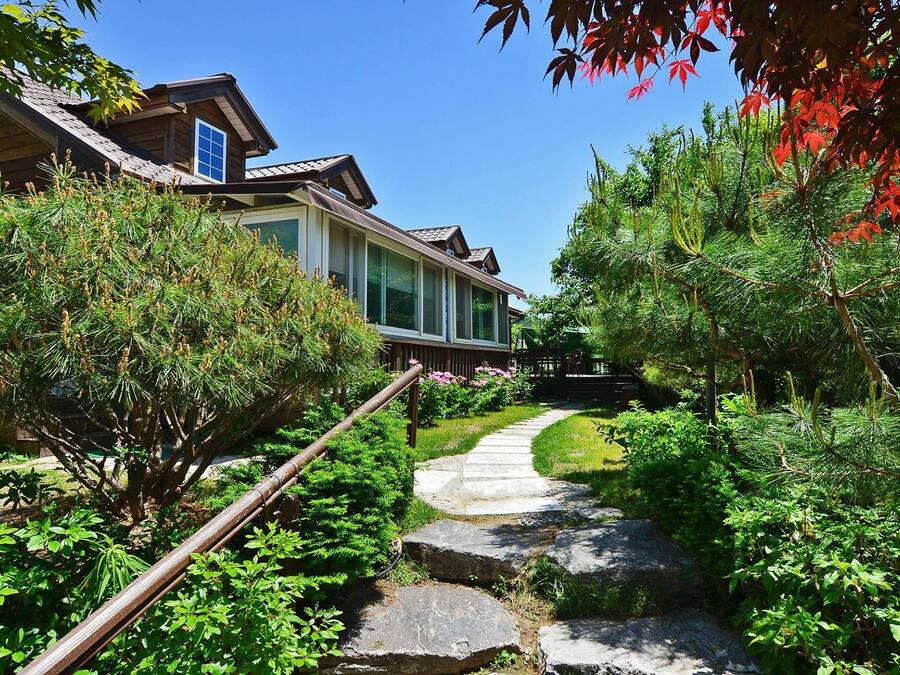 Voorkant van accommodatie