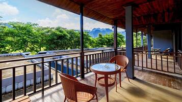 Deluxe Double A with Balcony | Pemandangan balkoni