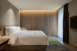 Design Double Room | Down duvets, desk, blackout curtains, soundproofing - EBO Hotel Hangzhou Wulinmen (Hangzhou)