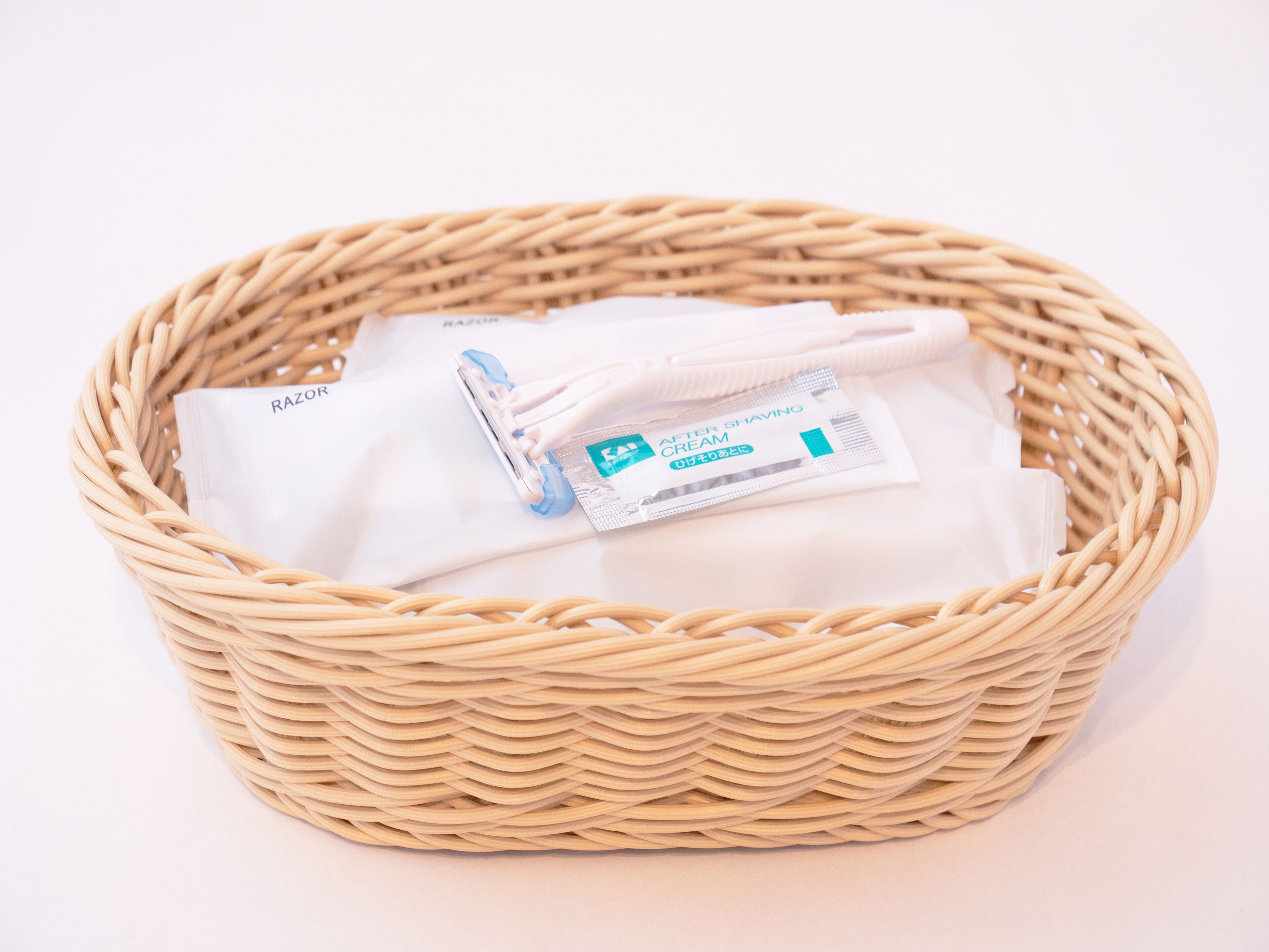 separate bathtub and shower, free toiletries, hair dryer, slippers