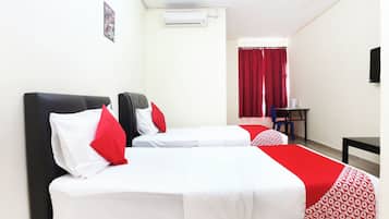 Free WiFi, bed sheets