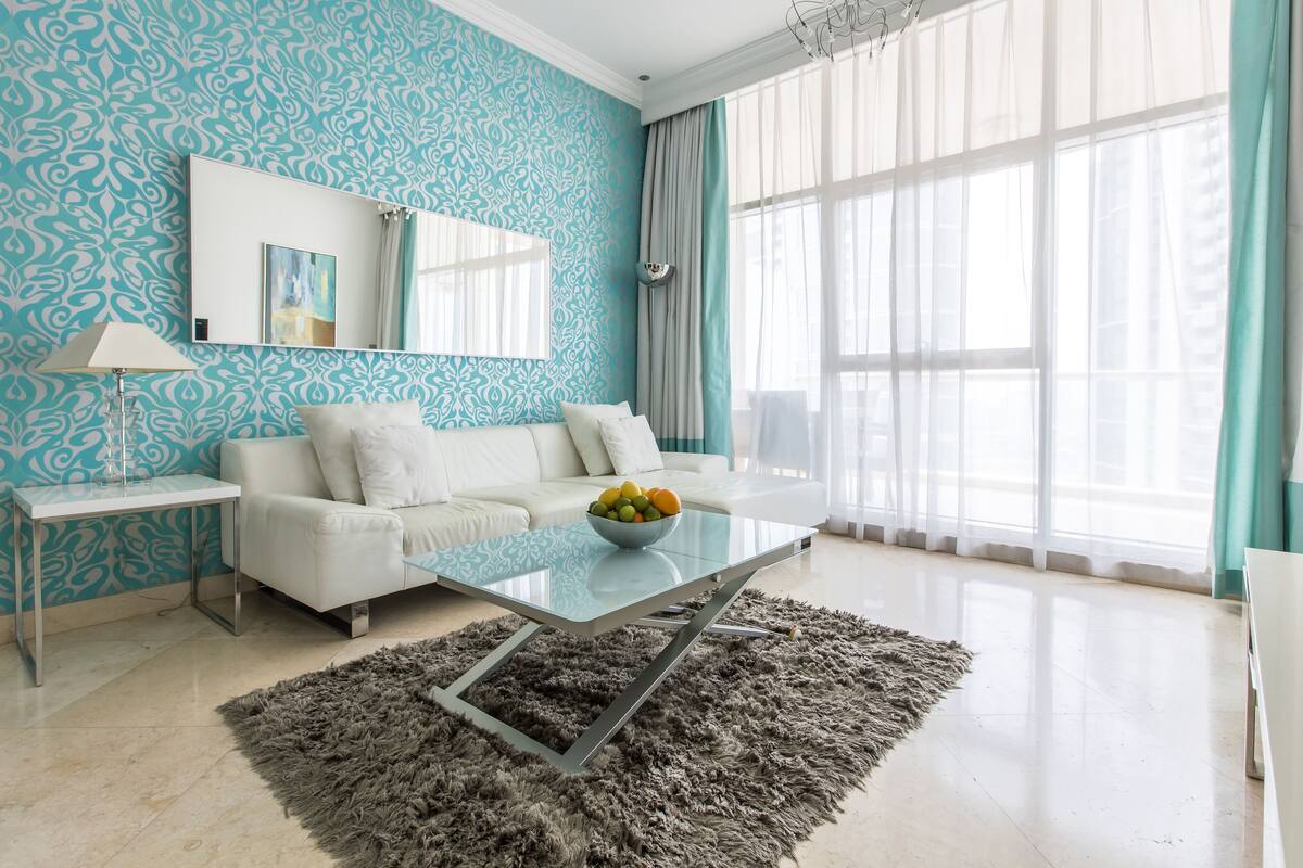 Deluxe Apartment, 1 Bedroom | Living area | LED TV, pay movies