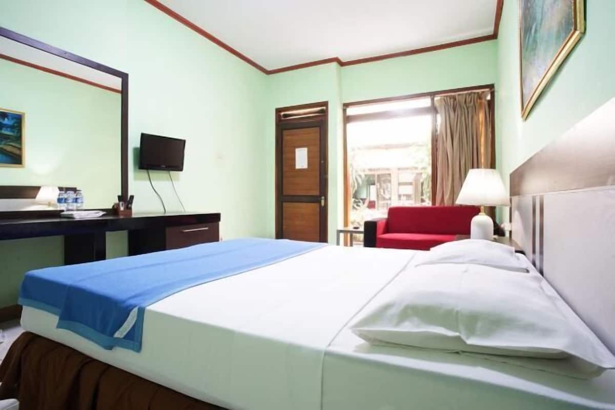 1 dormitorio, escritorio, wifi gratis y ropa de cama