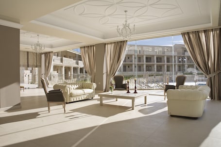 Sala de estar en el lobby