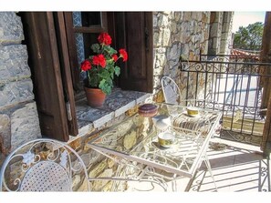 Chalet, 3 Bedrooms | Balcony - Traditional Charming Stone Chalet (Distomo-Arachova-Antikyra)