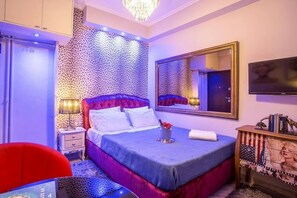 Apartamento | 1 quarto, quartos à prova de som, Wi-Fi de cortesia, roupa de cama