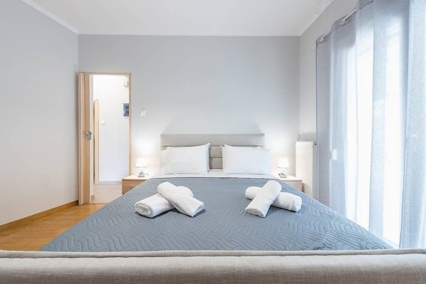 Leilighet | Lydisolert, strykejern/-brett og barnesenger (inkludert)