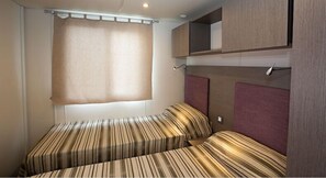 Mobile Home, 2 Bedrooms | Iron/ironing board, free WiFi, bed sheets - Camping Village San Francesco (Desenzano del Garda)