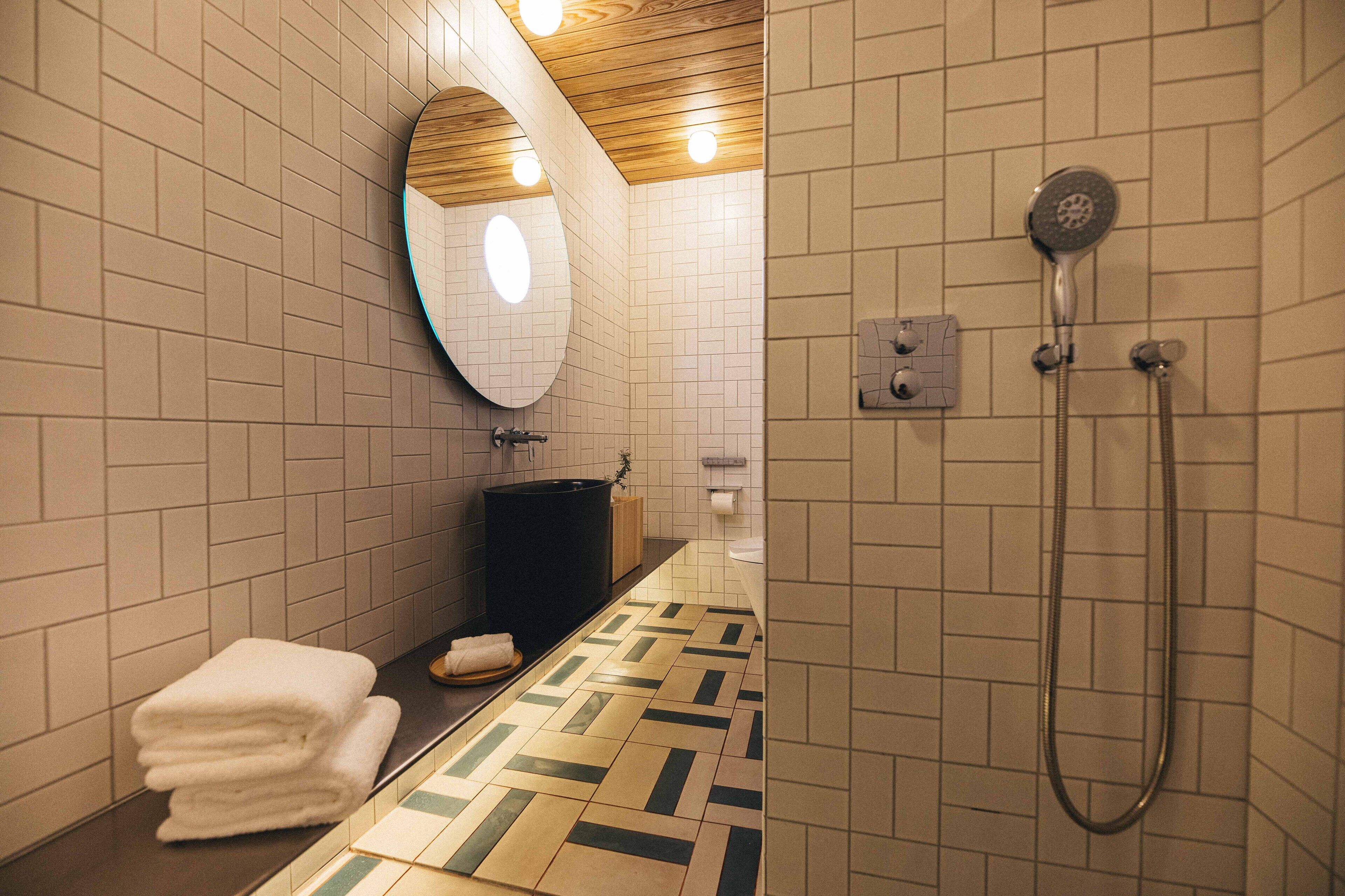 free toiletries, hair dryer, slippers, electronic bidet