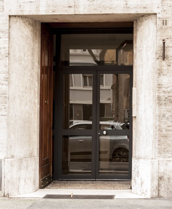 Entrée de l’hébergement