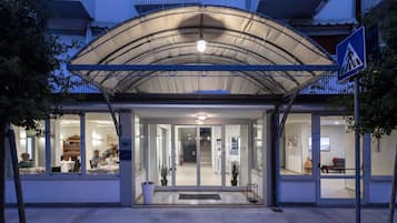 Front of property - evening/night