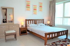 Apartment (Marina Views) | 1 bedroom, free WiFi, bed sheets - Fully Furnished 1BR with Balcony & Marina View - MRVW (Dubai)