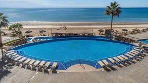 Una piscina riscaldata