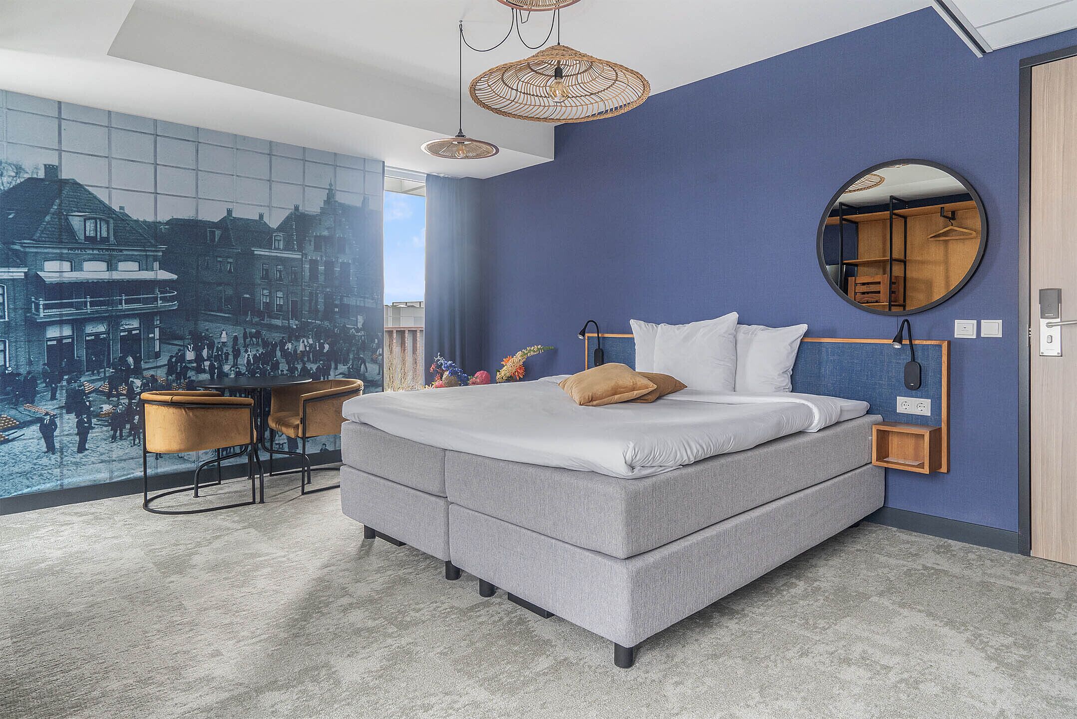 Comfort Double Room | Premium bedding, in-room safe, desk, laptop workspace